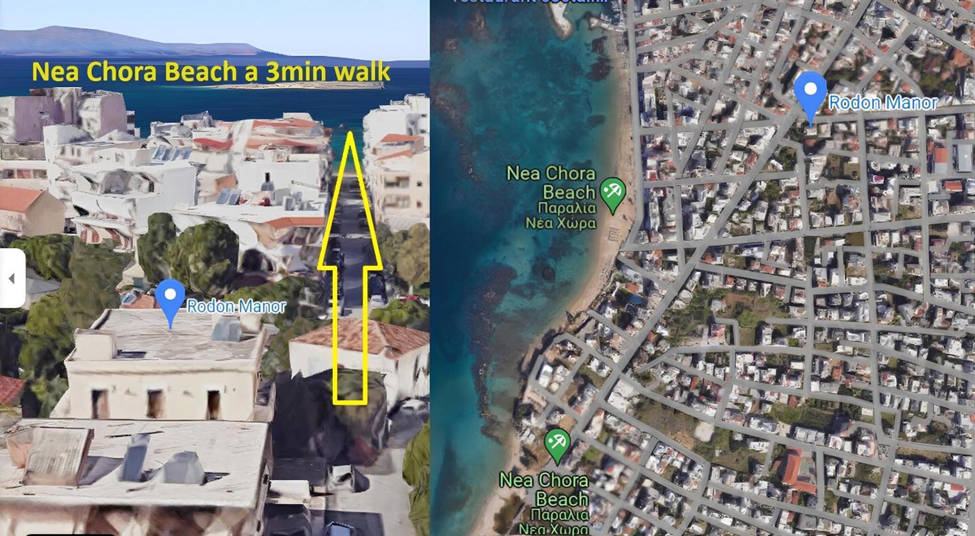 Rodon Manor Apartman Hriszí Aktí Haniá Kültér fotó